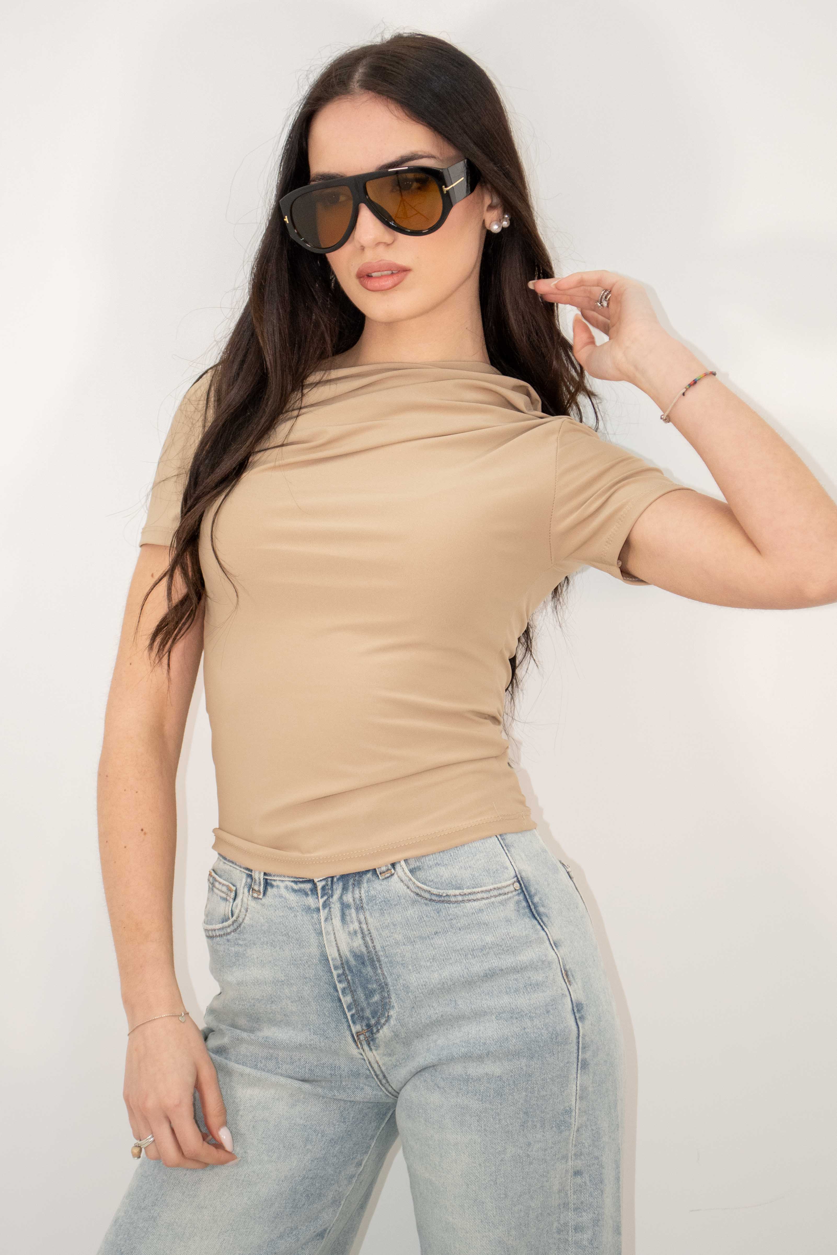 Maglia crop Kim