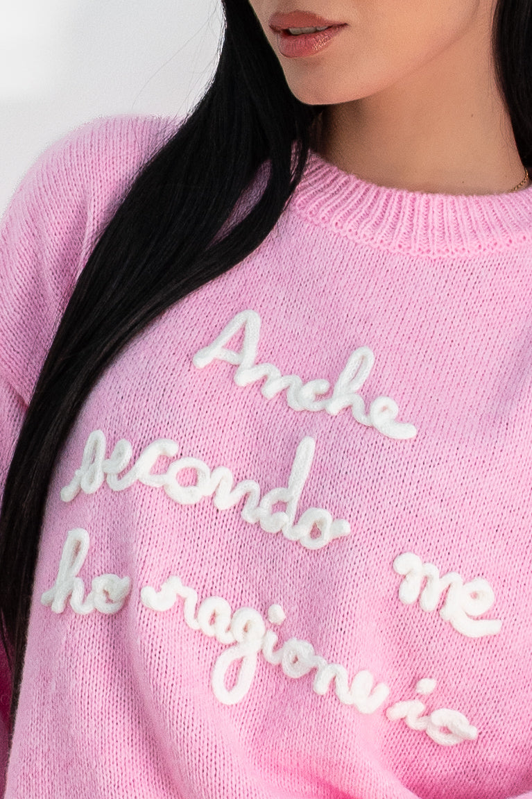 Maglione Ho ragione io 2.0