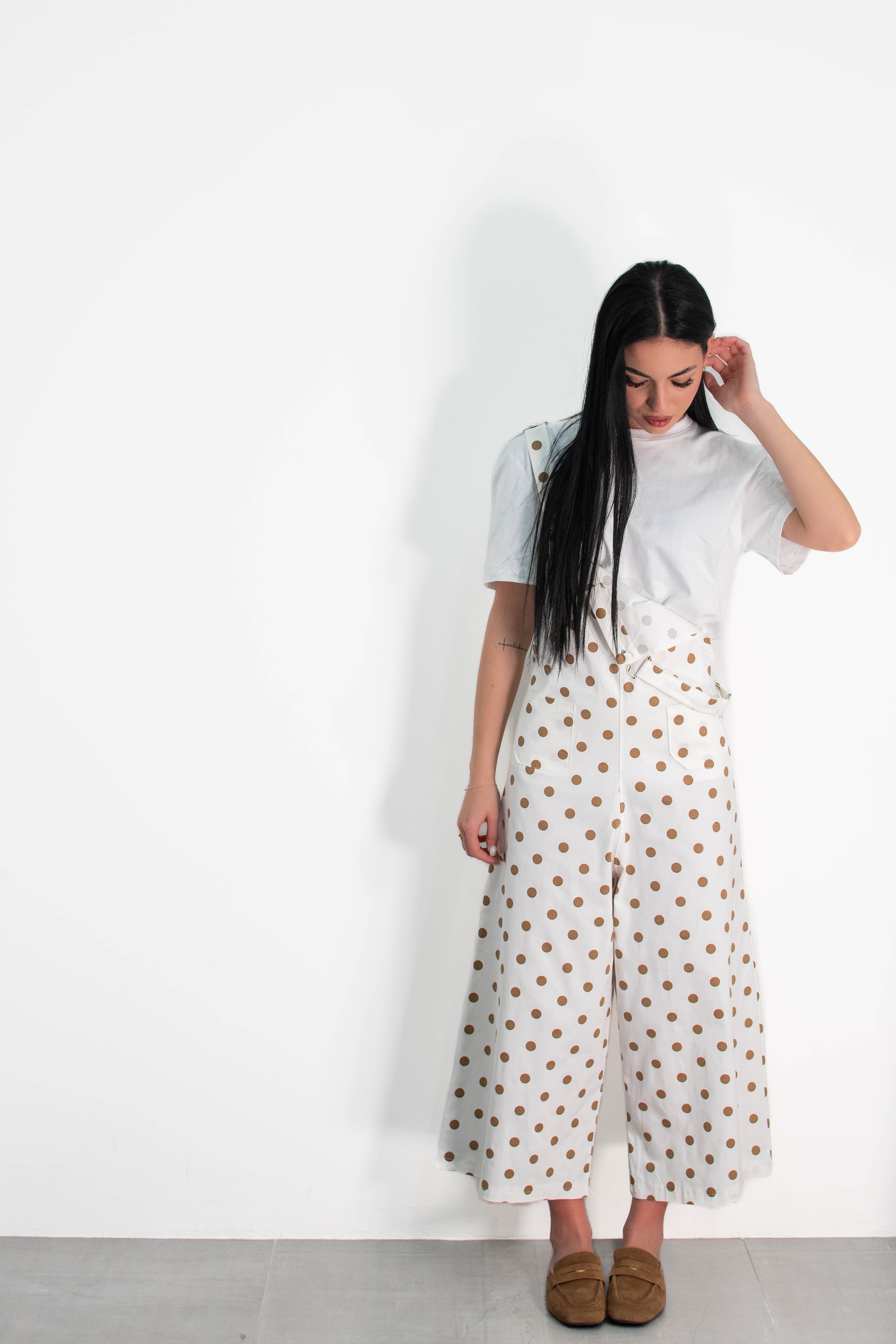 Salopette Pois