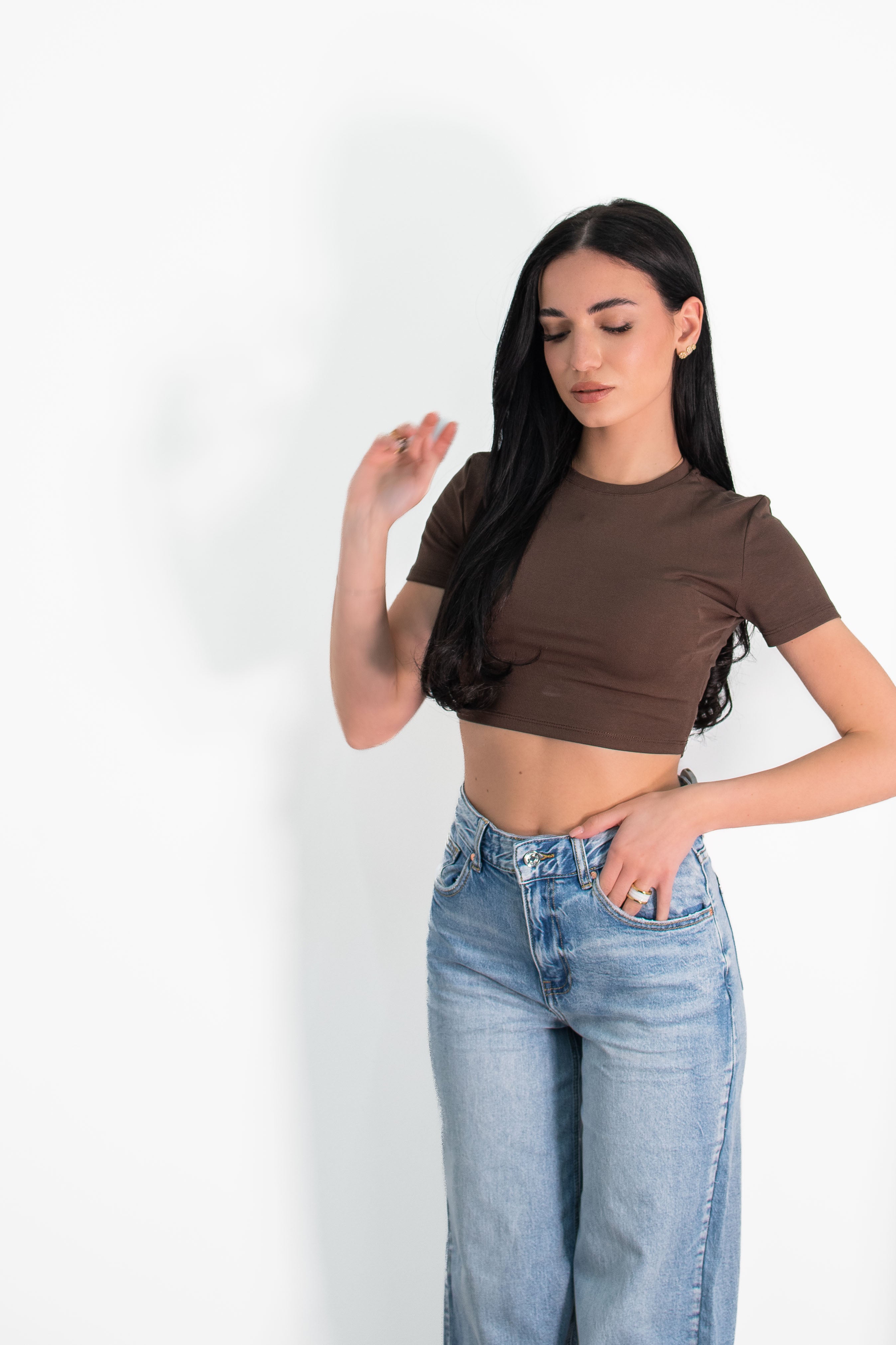 T-shirt Crop By Lumina