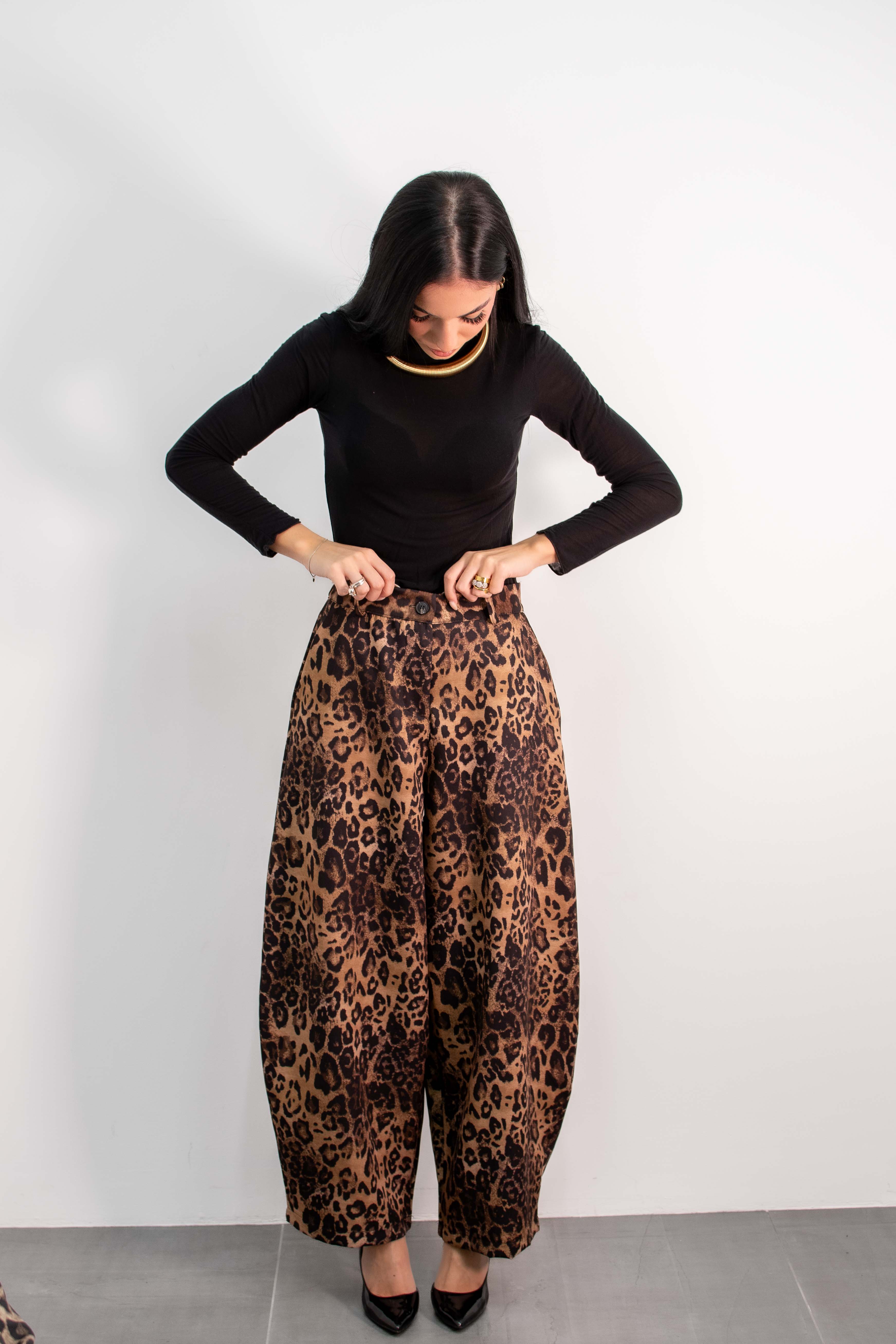 Pantaloni Animalier