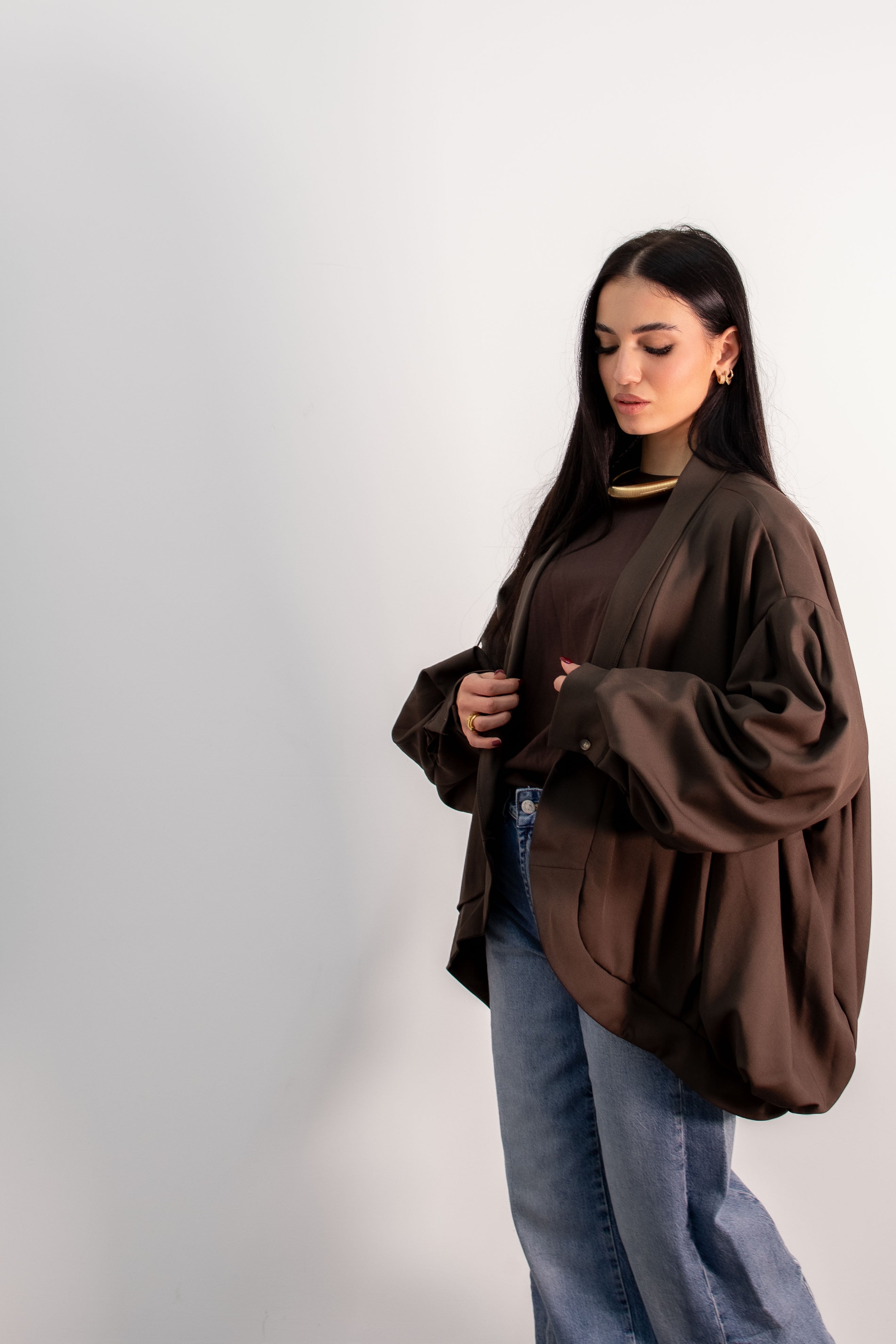 Giacca Over Animalier