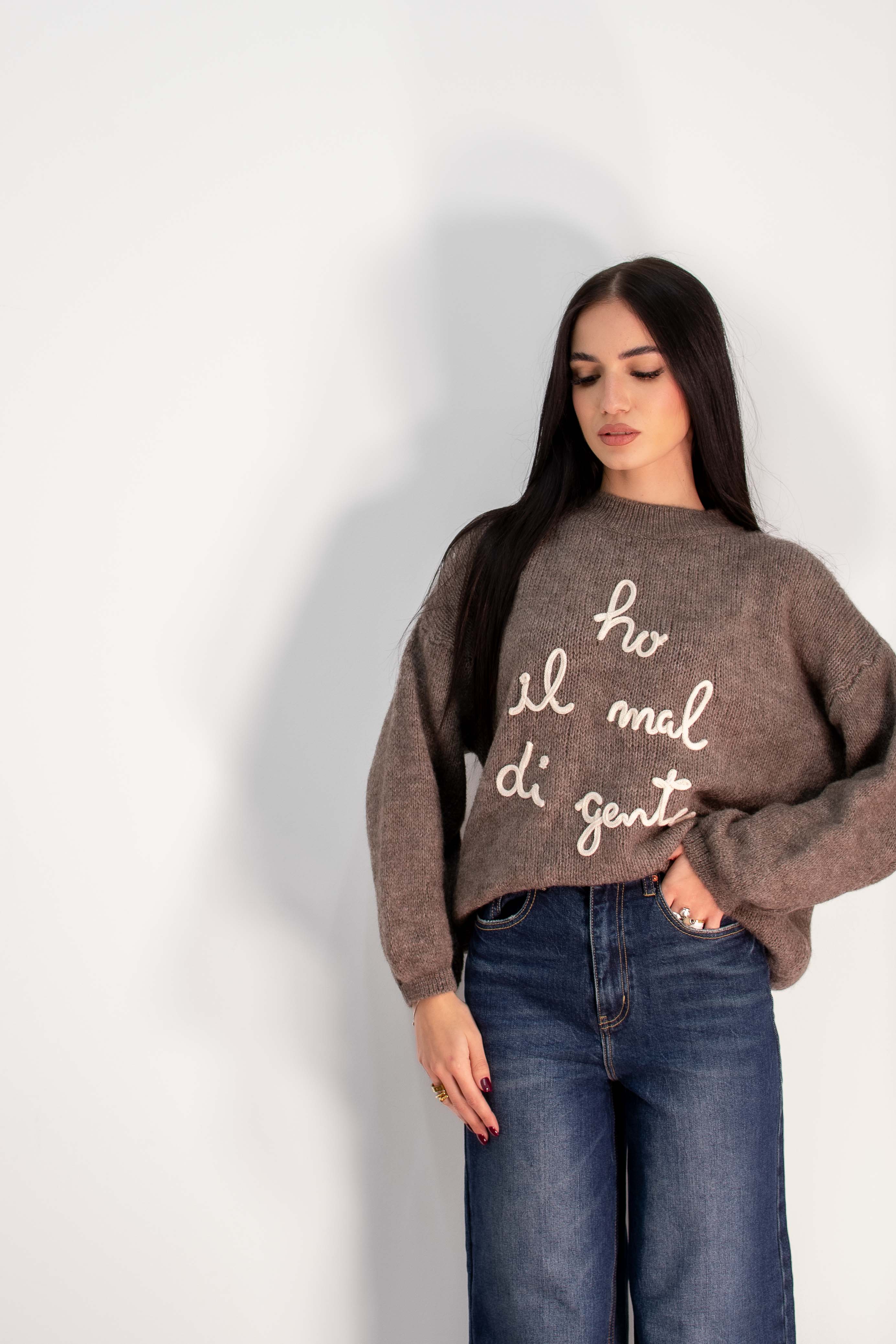 Maglione “Mal di gente”