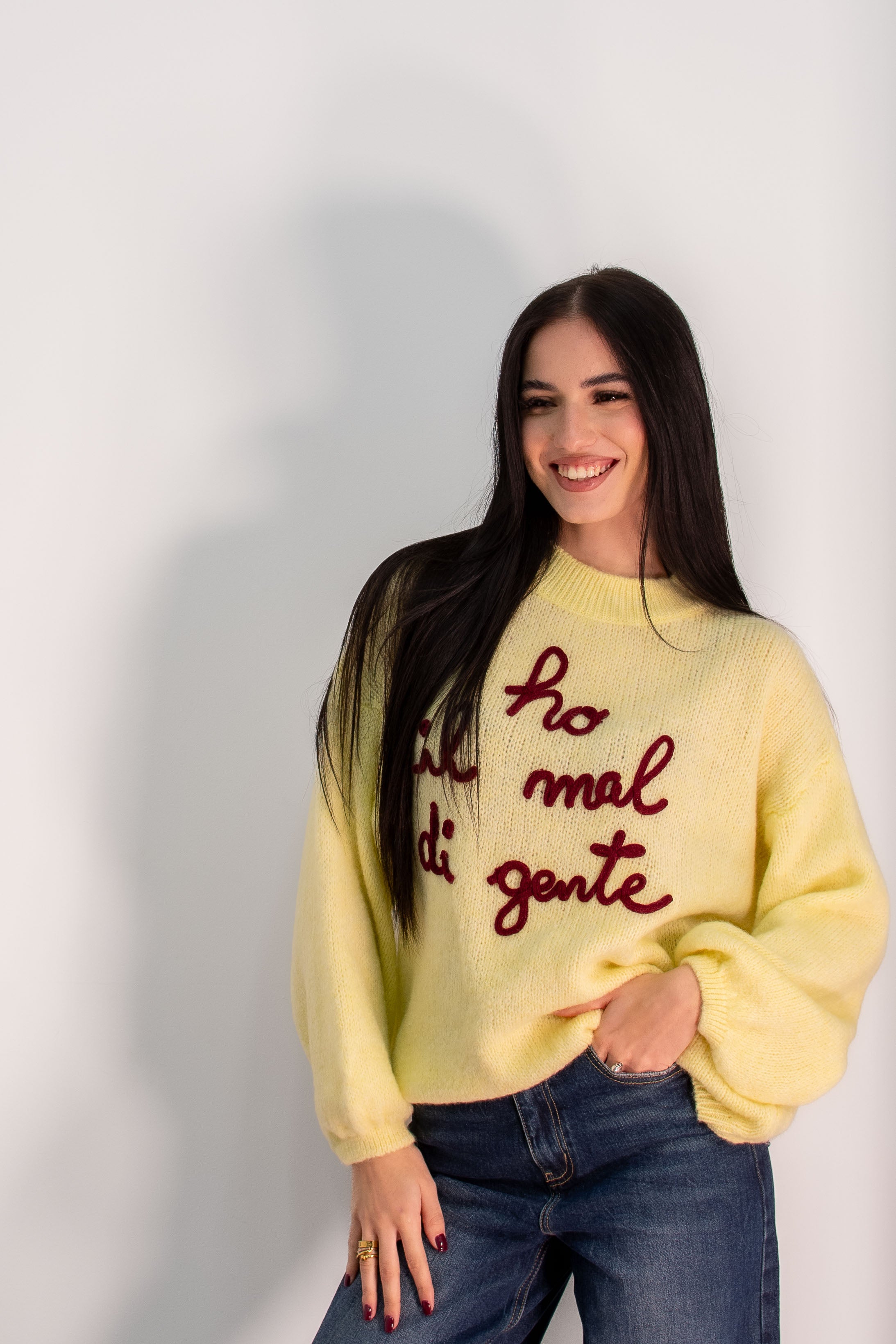 Maglione “Mal di gente”