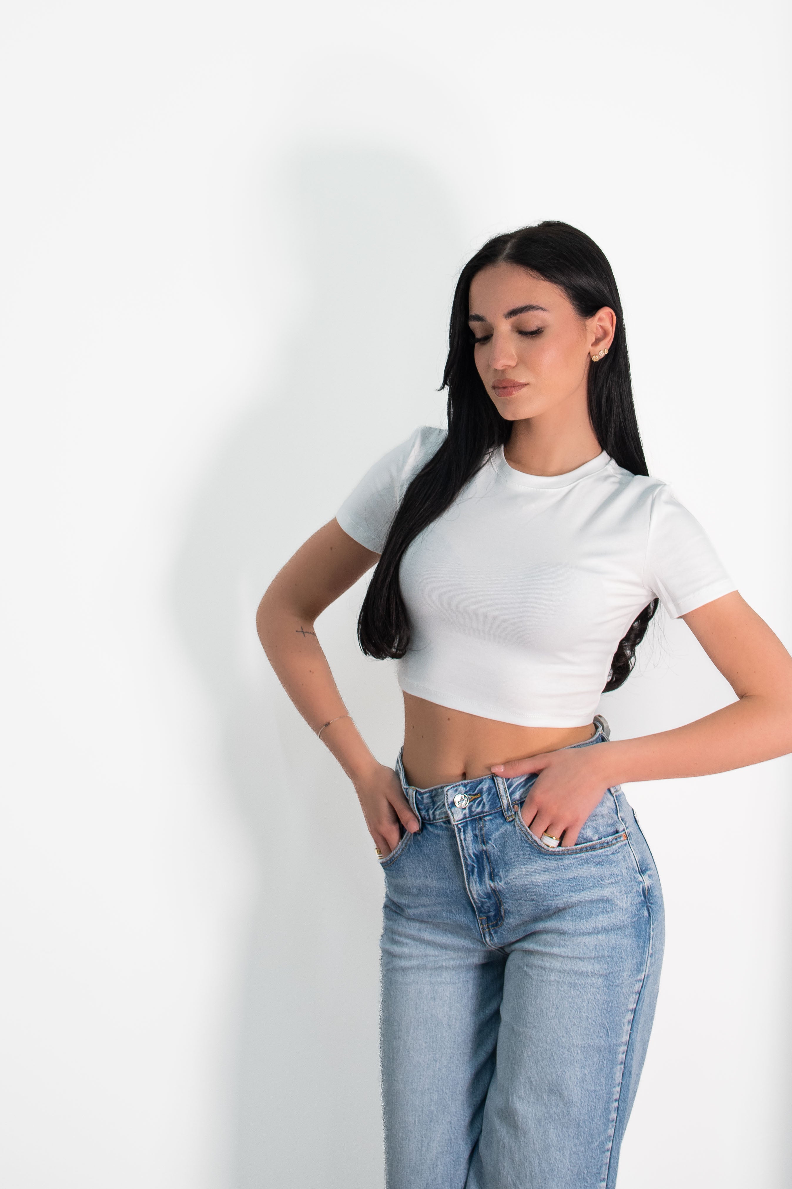 T-shirt Crop By Lumina