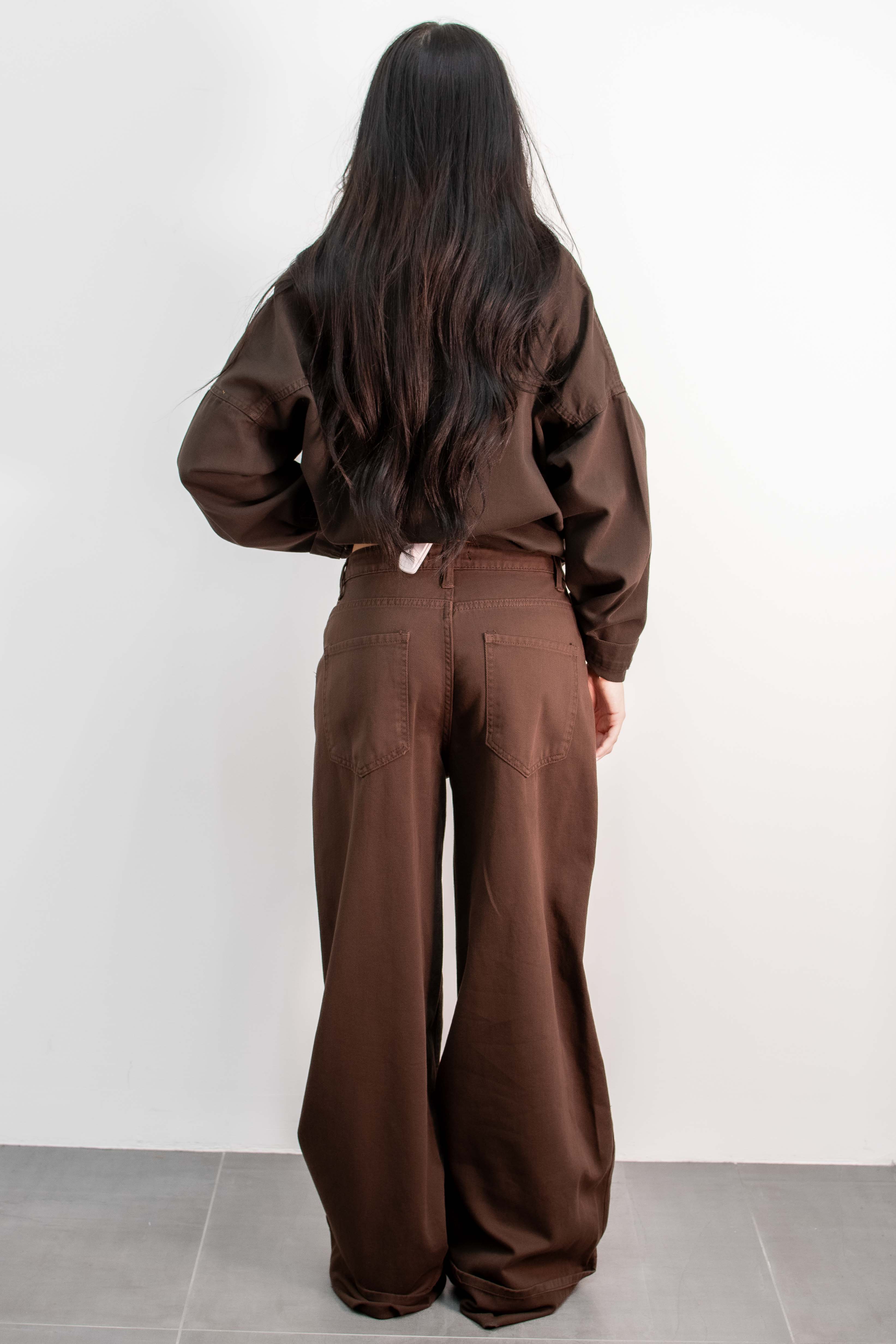 Jeans Amira Marrone