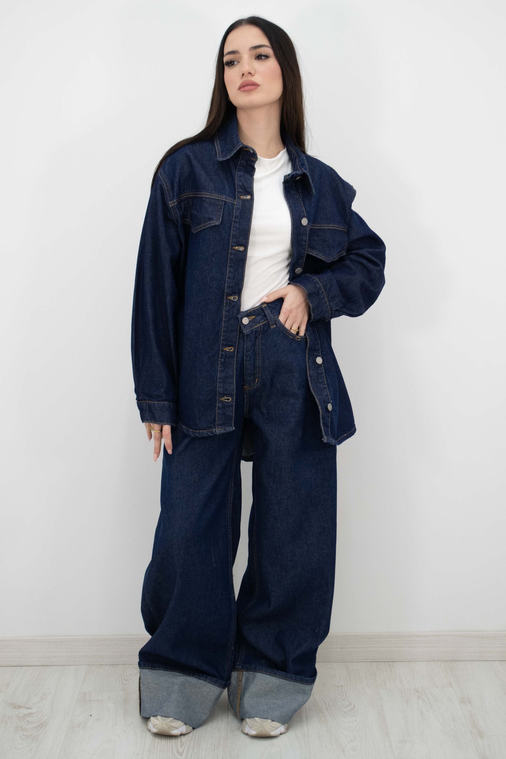 Coordinato Denim Rose